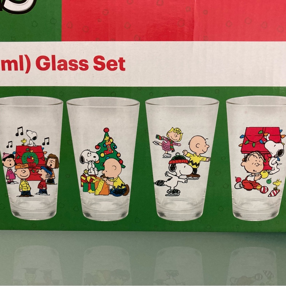 Peanuts 4-pc Glass Set